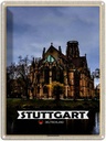 Blechschild 40x30 cm Stuttgart Johanneskirche Bildmotiv Reisemotiv Abenteuer Reisen