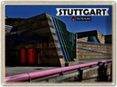 Blechschild 30x40 cm Stuttgart Staatsgalerie Bildmotiv Reisemotiv Abenteuer Reisen