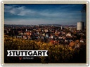 Blechschild 30x40 cm Stuttgart Ost Altstadt Natur Bildmotiv Reisemotiv Abenteuer Reisen