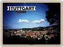 Blechschild 30x40 cm Ausblick auf Stuttgart Süd Bildmotiv Reisemotiv Abenteuer Reisen