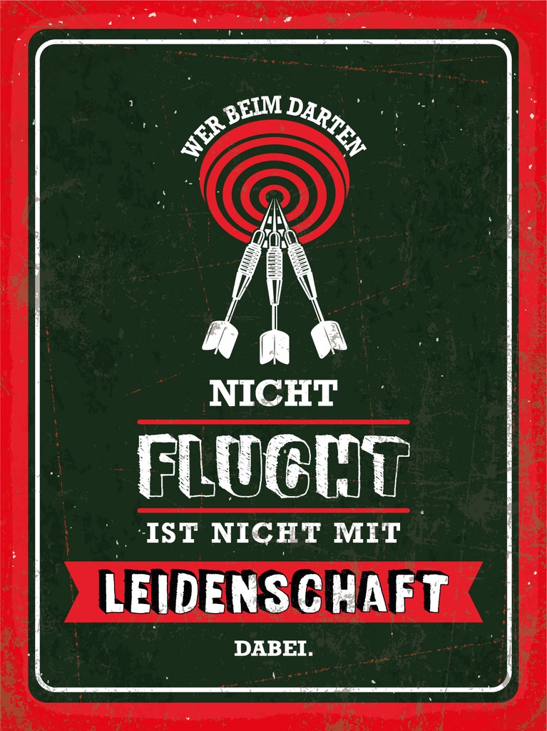 [LA-1812489] Blechschild 40x30 cm Wer beim Daten nicht flucht