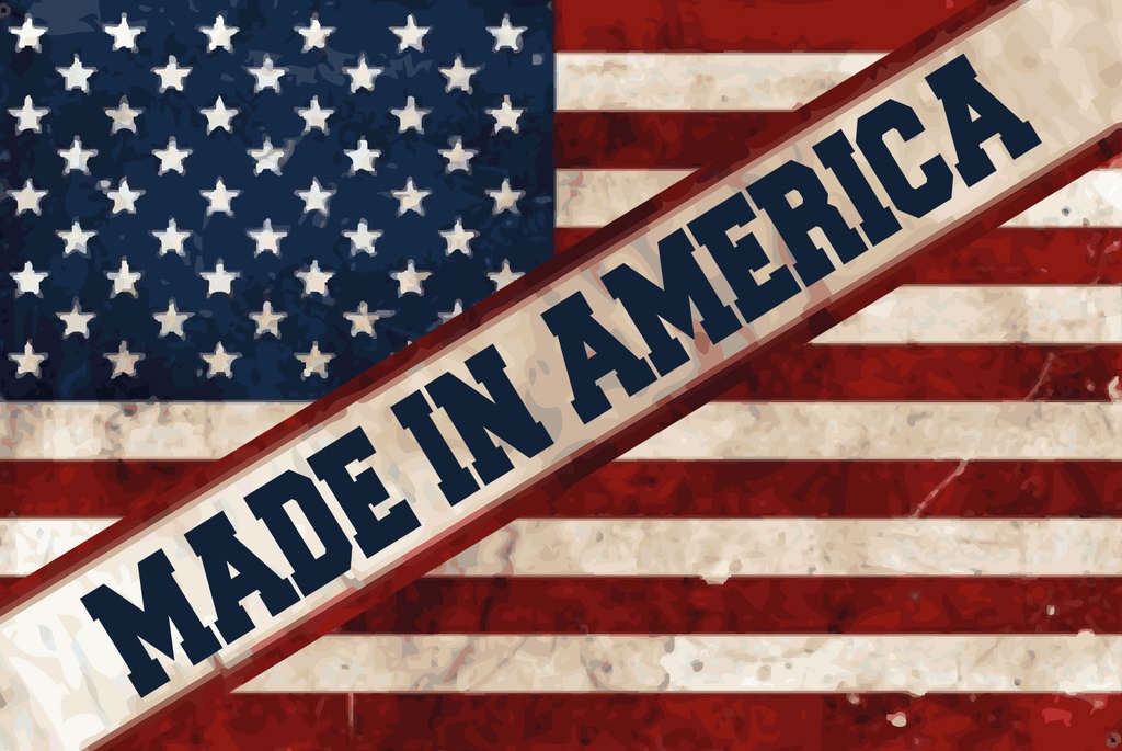 [LA-1812556] Blechschild 30x40 cm Made in America