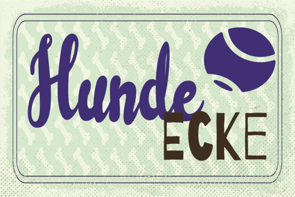 [LA-1812599] Blechschild 30x40 cm Hunde ecke