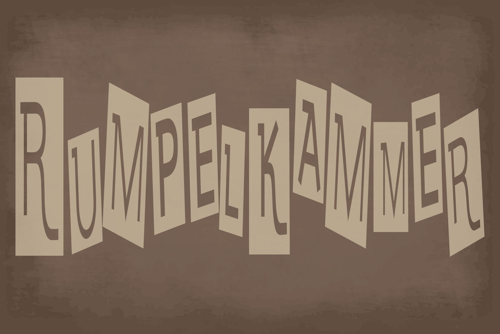 [LA-1812760] Blechschild 30x40 cm Rumpelkammer braunes