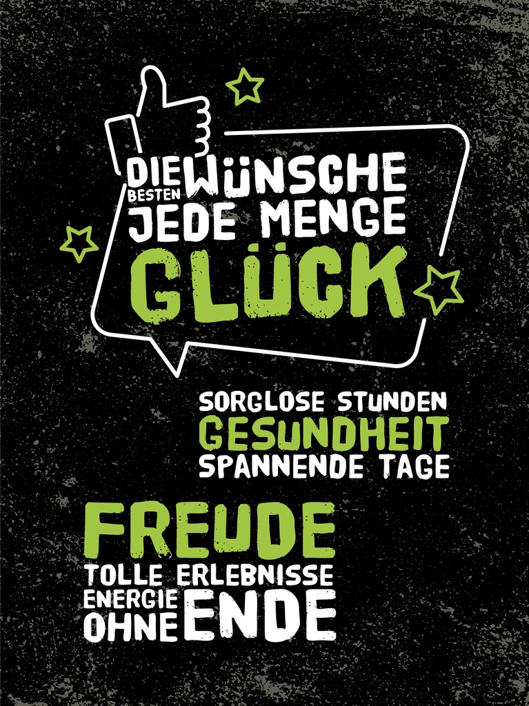 [LA-1813137] Blechschild 40x30 cm Die besten Wünsche sorglose Stunden