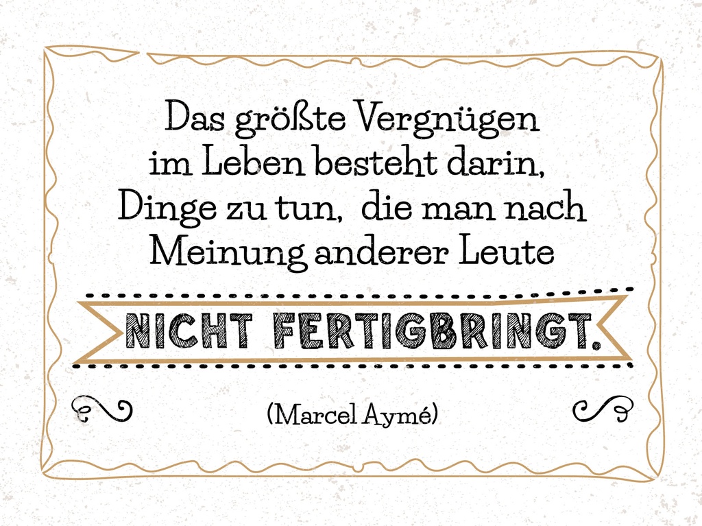 [LA-1813148] Blechschild 30x40 cm Vergnügen Dinge zu tun, die nach Meinung anderer
