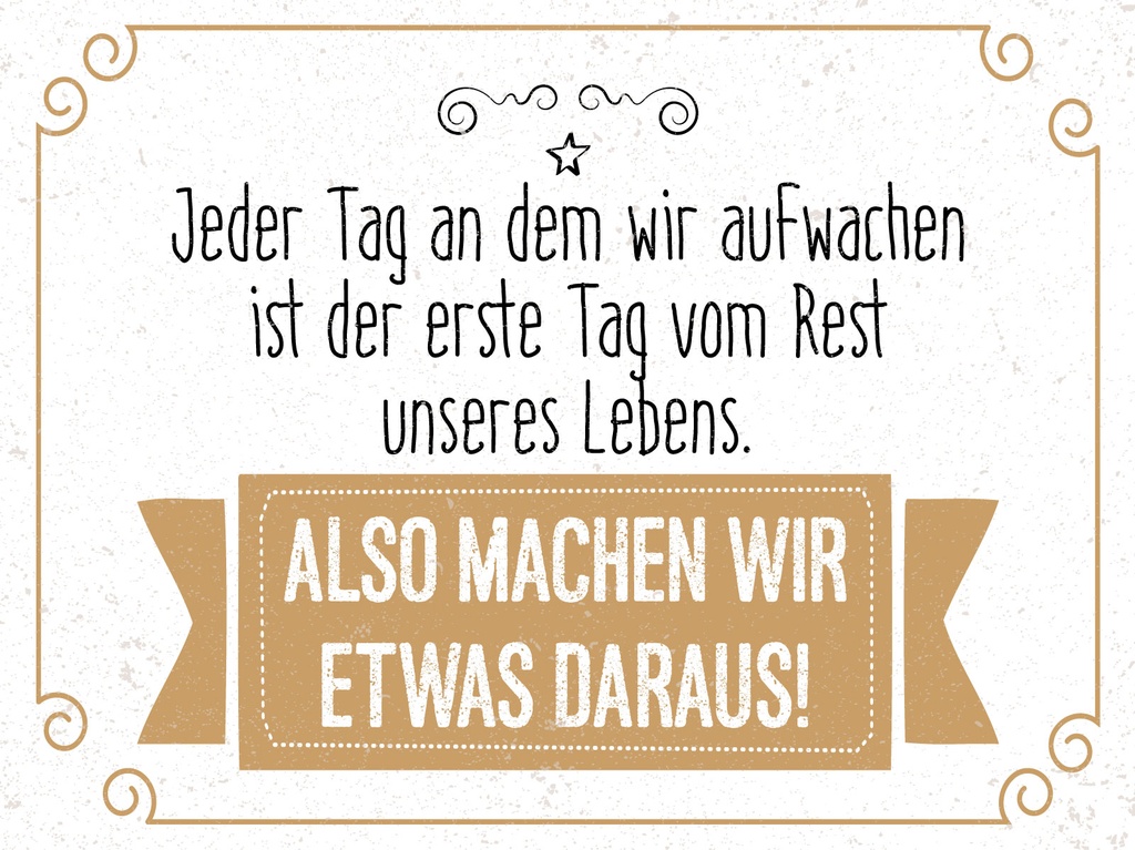 [LA-1813150] Blechschild 30x40 cm Also machen wir etwas daraus