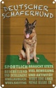 Blechschild 18x12 cm Deutscher Schäferhund Hund Tier Haustier
