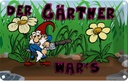 Blechschild 20x30 cm Zwerg der Gärtner war's Dekoration