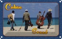 Blechschild 20x30 cm Cuba Cuban Sound Band am Strand Abenteuer Reisen Urlaub
