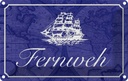 Blechschild 12x18 cm Fernweh Schiff Meer Abenteuer Reisen