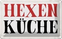 Blechschild 12x18 cm Hexen Küche Kochen Essen