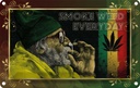 Blechschild 12x18 cm Cannabis smoke weed everyday