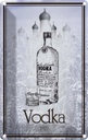 Blechschild 18x12 cm Alkohol 1925 Vodka imported Essen Trinken Bar Club