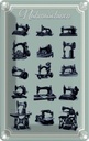 Blechschild 18x12 cm Nähmaschinen verschiedene Arten Typen Beruf Arbeit
