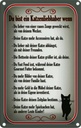 Blechschild 18x12 cm du bist Katzenliebhaber wenn Dekoration Katze