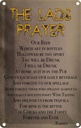 Blechschild 18x12 cm the lads Prayer our Beer which Dekoration