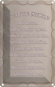 Blechschild 18x12 cm Toiletten Regeln bitte hinsetzen Warnschild Hinweisschild Sicherheit Vorsicht