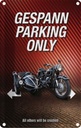 Blechschild 18x12 cm gespann parking only all others Parkplatzschild
