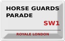 Blechschild 12x18 cm Royale Horse Guards Parade SW1 Abenteuer Reisen England Urlaub