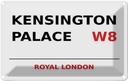 Blechschild 12x18 cm Royal Kensington Palace W8 Abenteuer Reisen England Urlaub