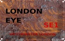 Blechschild 12x18 cm Westminster London Eye SE1 Abenteuer Reisen England Urlaub