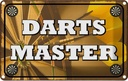 Blechschild 12x18 cm Darts Master Sport Hobby