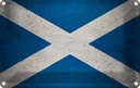Blechschild 20x30 cm Schottland Fahne Flagge Wappen