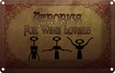 Blechschild 20x30 cm Wein Aerobics for Wine lovers Essen Trinken