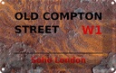 Blechschild 20x30 cm Soho Old Compton Street W1 Abenteuer Reisen England Urlaub