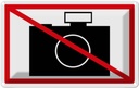 Blechschild 20x30 cm Fotografieren verboten Bildmotiv Warnschild Hinweisschild Sicherheit Vorsicht