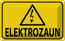 Blechschild 20x30 cm Elektrozaun Warn Vorsicht Warnschild Hinweisschild Sicherheit