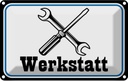 Blechschild 20x30 cm Werkstatt Reparatur Auto Garage