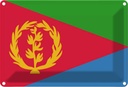 Blechschild 20x30 cm Eritreas Eritrea Flagge Fahne Wappen