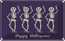 Blechschild 12x18 cm Halloween Happy Geburtstag Feiern Party Fest