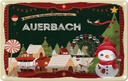 Blechschild 20x30 cm Weihnachten AUERBACH