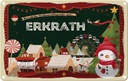 Blechschild 20x30 cm Weihnachten aus ERKRATH
