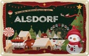 Blechschild 12x18 cm Weihnachten aus ALSDORF
