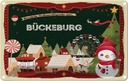 Blechschild 12x18 cm Weihnachten BÜCKEBURG
