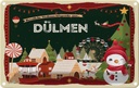 Blechschild 12x18 cm Weihnachten aus DÜLMEN