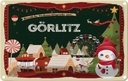 Blechschild 12x18 cm Weihnachten aus GÖRLITZ