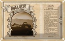 Blechschild 12x18 cm Bauer Beruf Arbeit