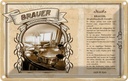 Blechschild 12x18 cm Brauer Beruf Arbeit