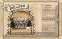 Blechschild 12x18 cm Kellner Beruf Arbeit