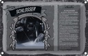 Blechschild 12x18 cm Schlosser Beruf Arbeit