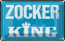 Blechschild 12x18 cm Zocker King Konsole Gamer