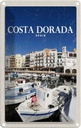 Blechschild 18x12 cm Retro Coats Dorada Spain Meer Bildmotiv Reisemotiv Abenteuer Reisen Urlaub