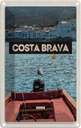 Blechschild 18x12 cm Retro Costa Brava Spain Meer Bildmotiv Reisemotiv Abenteuer Reisen Urlaub