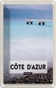 Blechschild 18x12 cm cote d'azur France Meer Bildmotiv Reisemotiv Abenteuer Reisen Urlaub