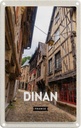 Blechschild 18x12 cm Dinan France Mittelalter Stadt Bildmotiv Reisemotiv Abenteuer Reisen Urlaub